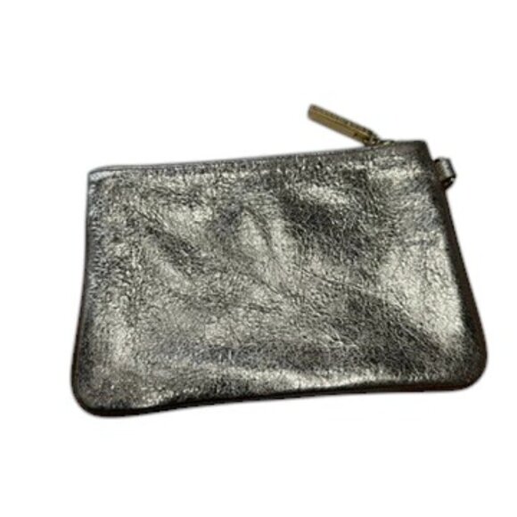 Tory Burch Metallic Gold Zipper Wristlet
